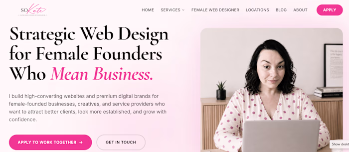 SoKate Studio is a female