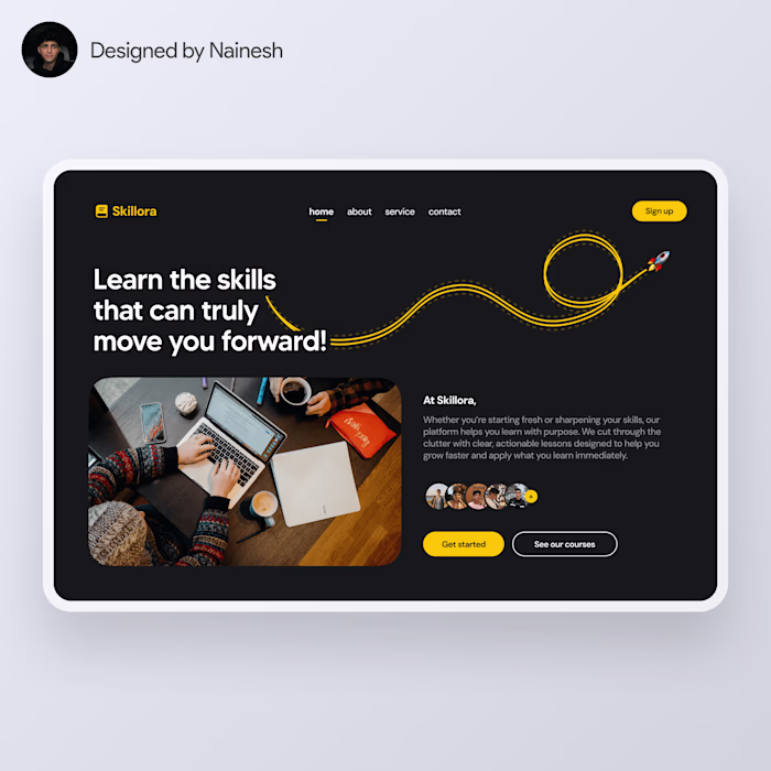 Online Learning Platform UI