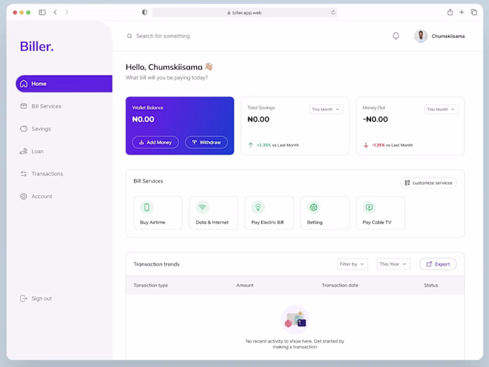 Payment Management App Development