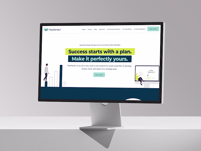 PlanPerfect: Framer Website Design and Development