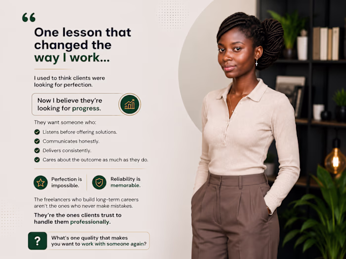 💡 One lesson that changed