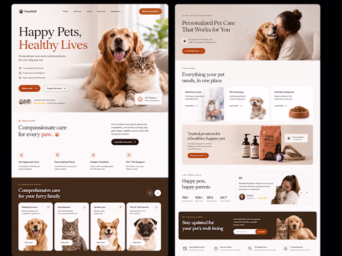 🐾 A website made for