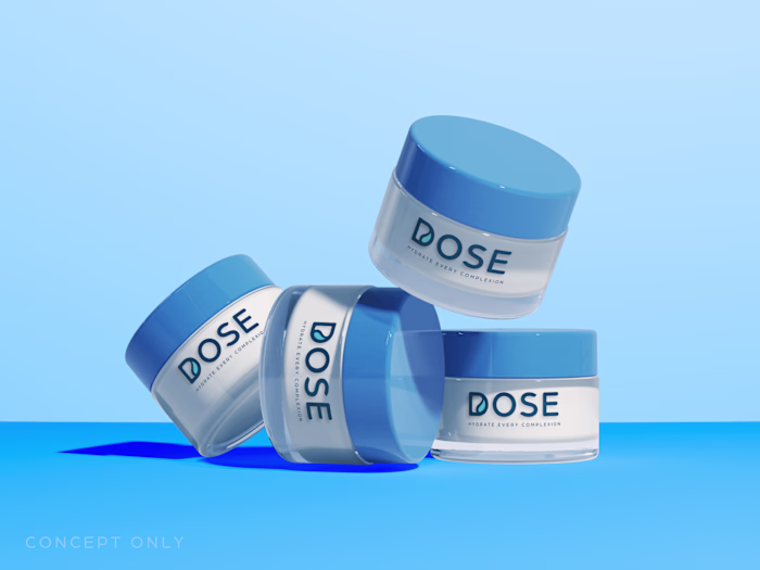 DOSE Skincare Visual Identity & Packaging Design