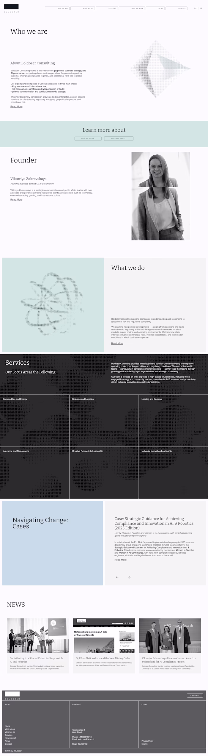 Website For a Consulting Firm