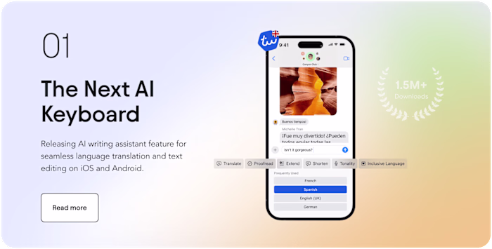 First AI Keyboard