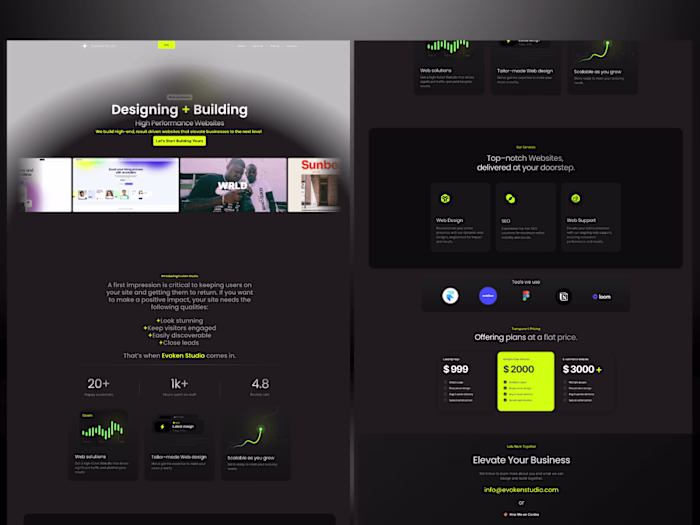 Web design studio  