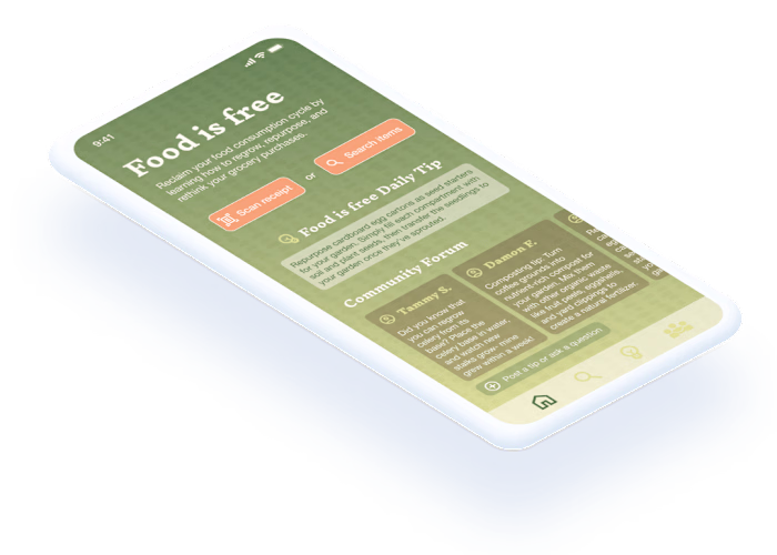 Food Is Free: App Design