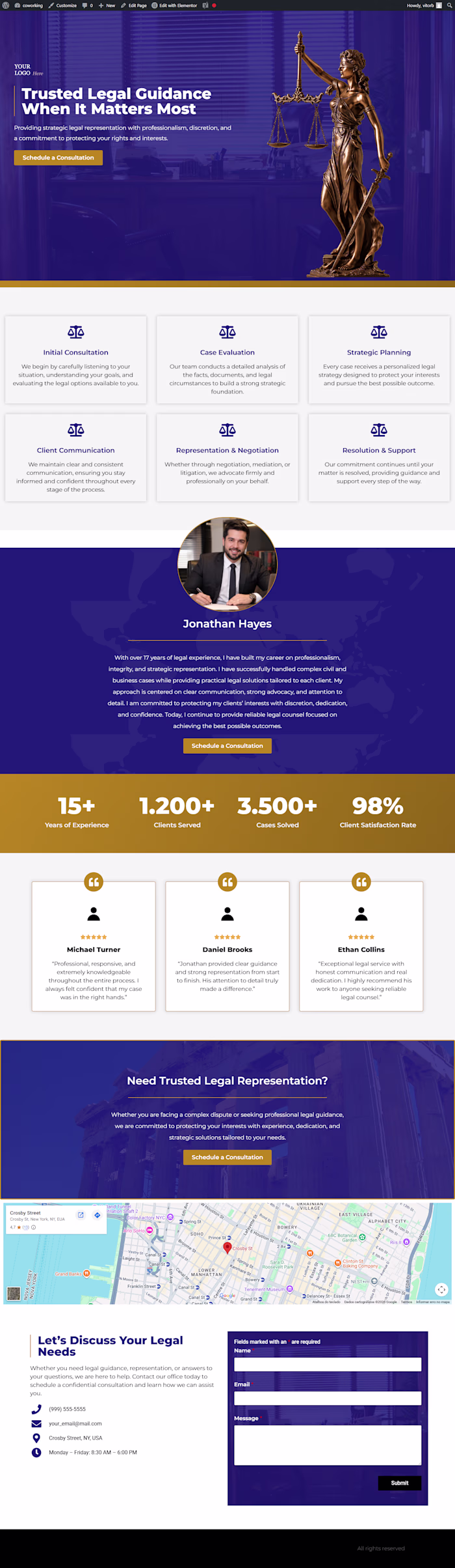 Jonathan Hayes (Law Firm):
Modern law