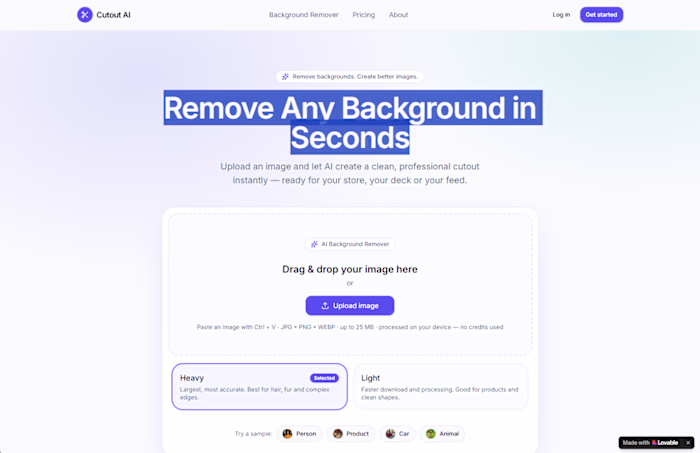 Background Remover | Remove Any Background in Seconds