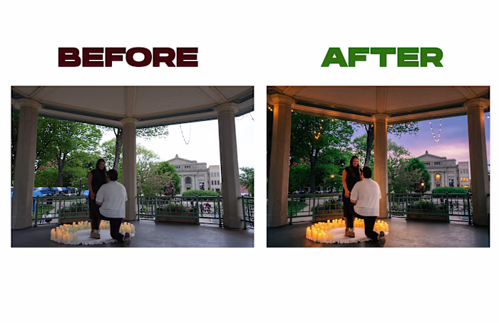 Proposal photos are some of
