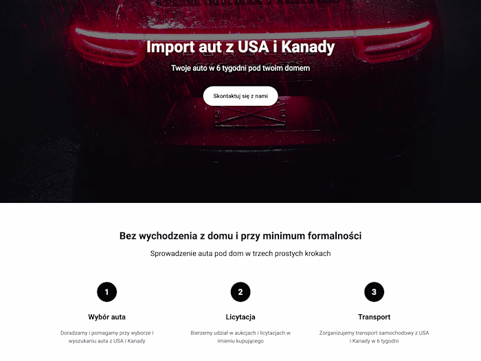 iCarDealer.pl — Landing Page on Flexbe