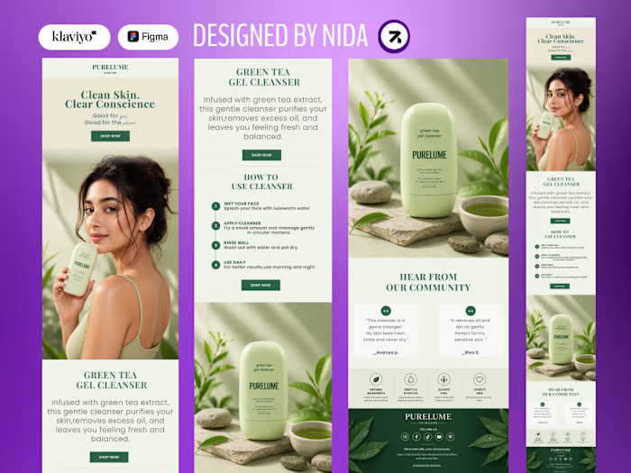 Purelume Product Launch Email (Figma