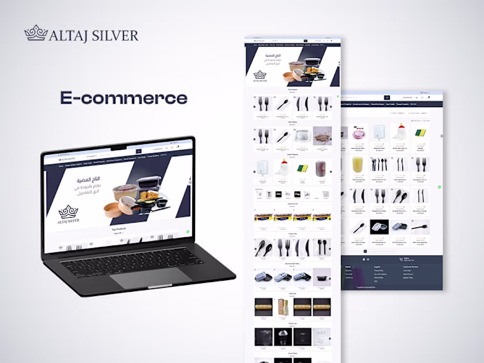 Altaj Silver e-commerce platform (https://altajsilver.sa/)