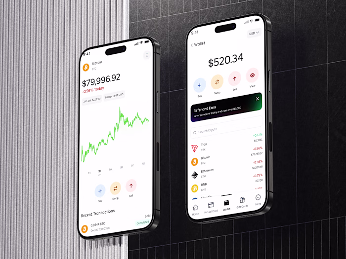 Kwiq: Crypto Marketplace Redesign