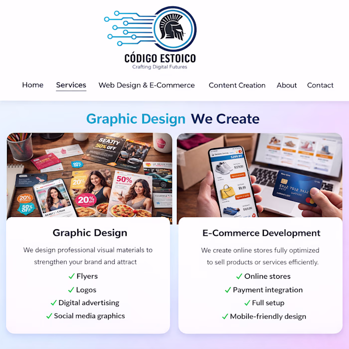 Design & E-Commerce Systems Built