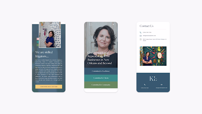 Katie Lasky Law - Branding | Wordpress Web Design & Development