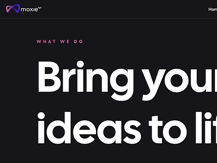 moxie dgtl - Design and Marketing Studio Logo and Illustrations