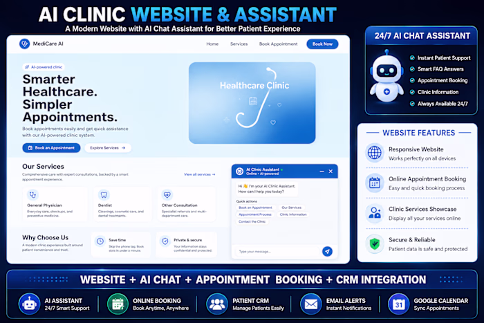 Built an AI-powered clinic management
