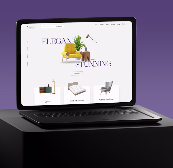 Furniture Web Design :: Behance