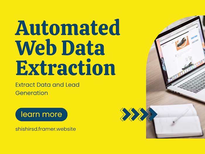 Automated Web Data Extraction

⚡Extract Data