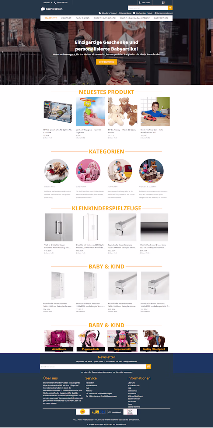 Woocommerce Website
