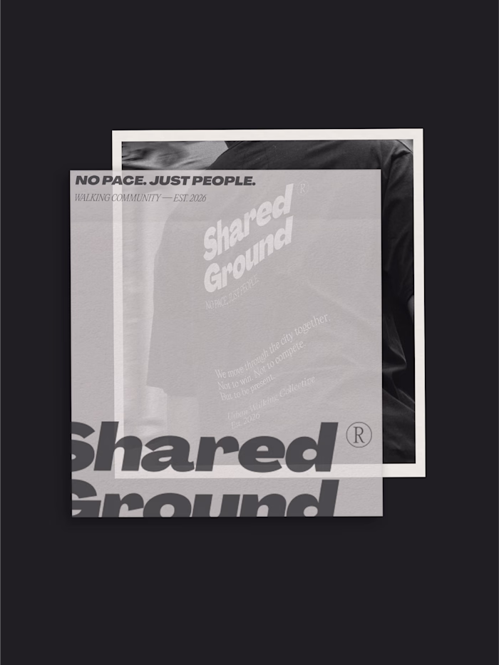 Shared Ground, a small branding