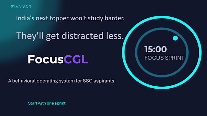 FocusCGL is an EdTech product