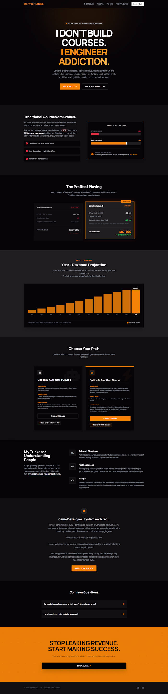A landing page