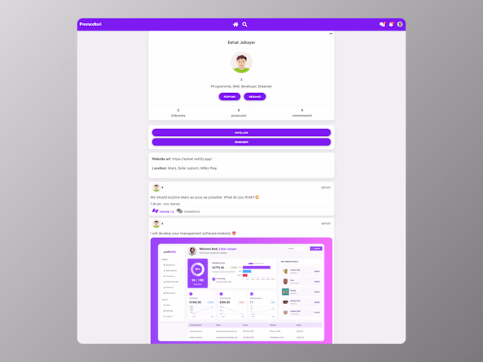 Social Network Project