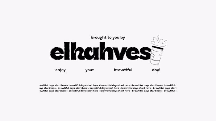 Elkahvesi - Street Coffee Logo Concept