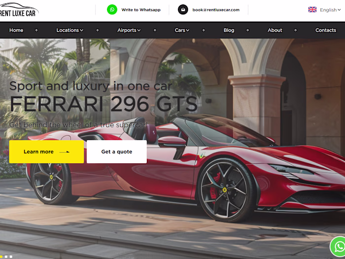 Luxury Car Rental Platform Development