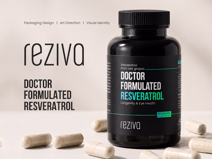 Reziva  l Packaging & Visual Identity