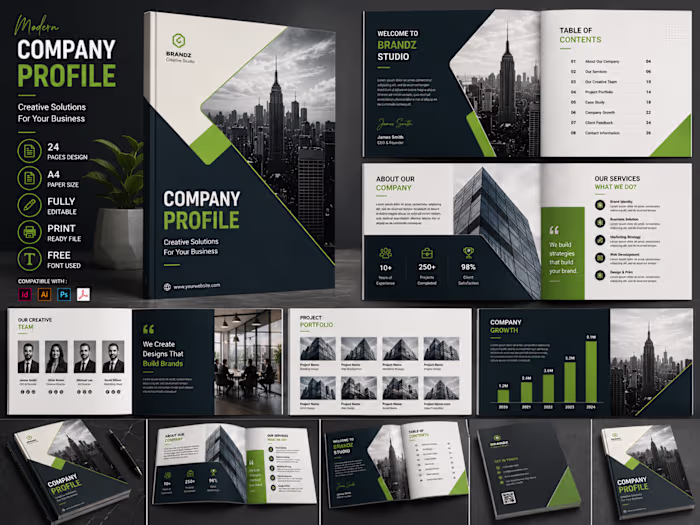 Modern Company Profile Design |