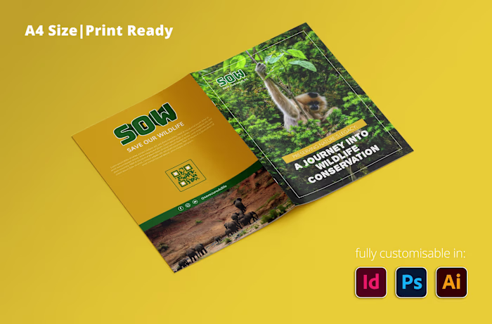 Wildlife Conservation Brochure Design
Designed a