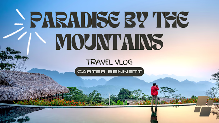 YouTube Thumbnail Design for a Travel Vlog