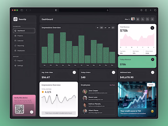 SAAS & UI/UX Design
