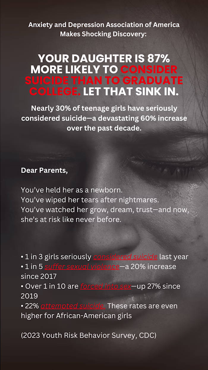 Landing Page for a mental health company