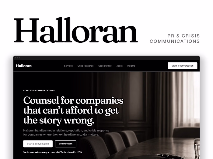 PR Firm Dynamic Website Development