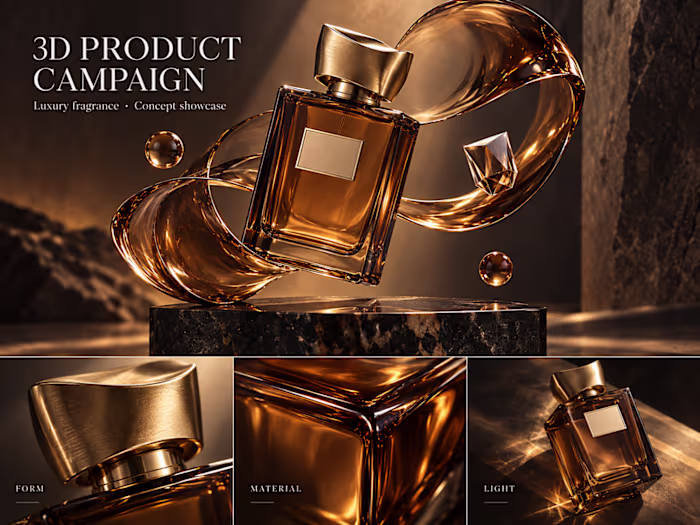 Luxury Fragrance — 3D Product