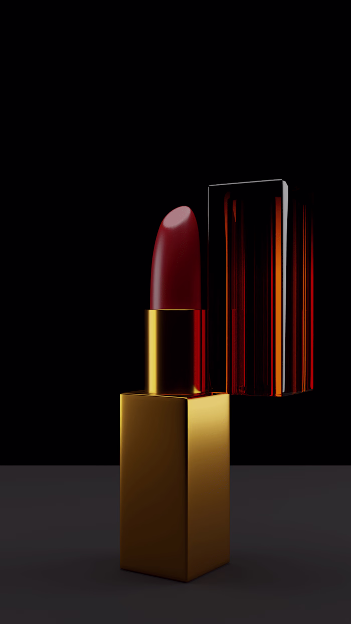 Realistic 3D Beauty Product Design