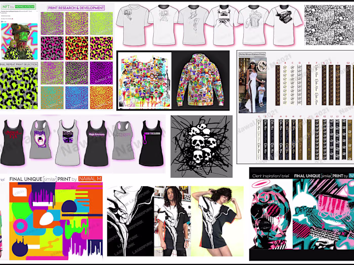 Textile prints: placement & repeat :: Behance