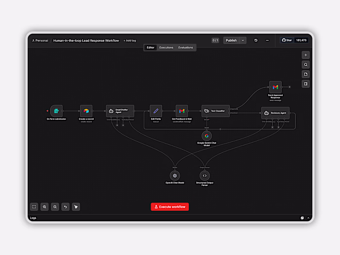 Human-in-the-loop Email Response System for Business Leads