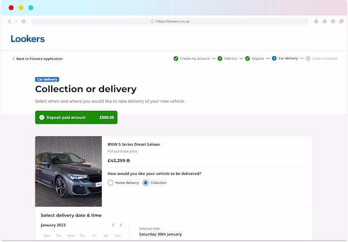Online Car Purchase
