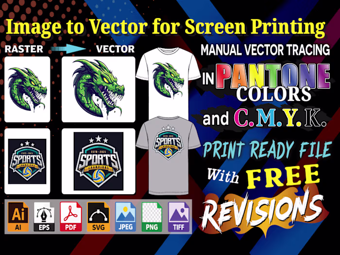 Vector Designs for screen printing