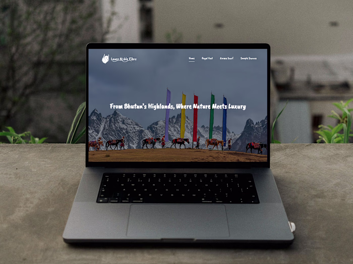 A clean, product-focused website for Lanor Noble fibre, a hi...