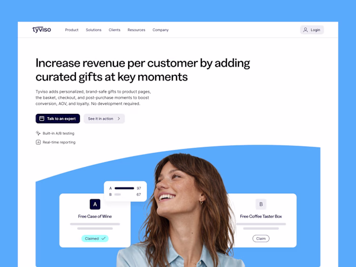 Tyviso: Brand identity and a 15+ page Webflow website