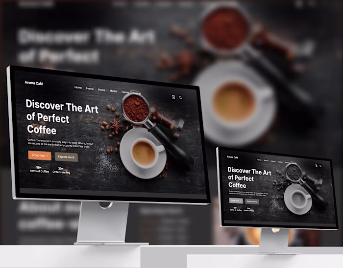 Coffee Website / UIUX design
