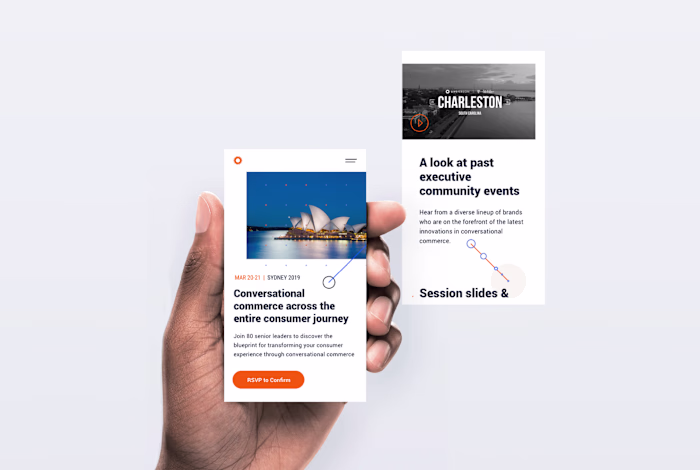 LivePerson Brand and Microsite Design