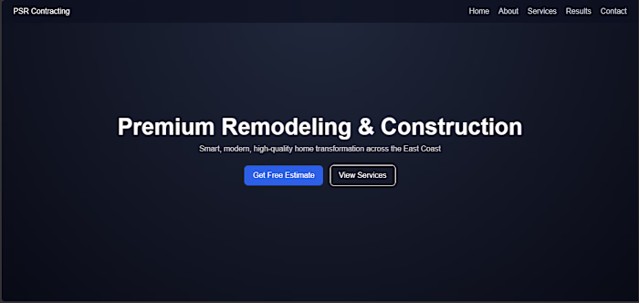 PSR Contracting LLC — A