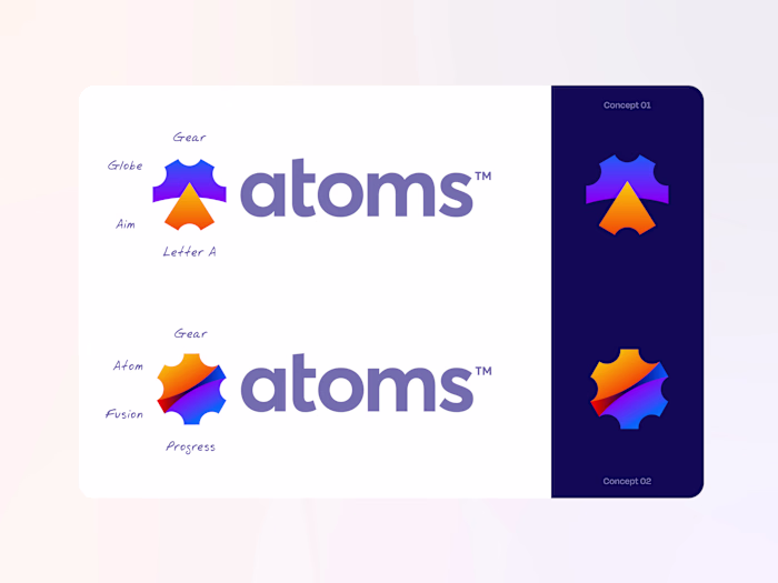 Atoms - Logo Concepts